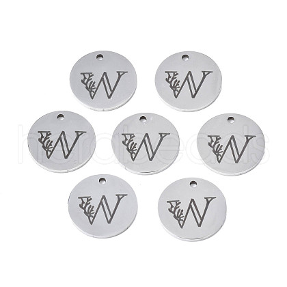 304 Stainless Steel Charms STAS-T059-26P-W-1