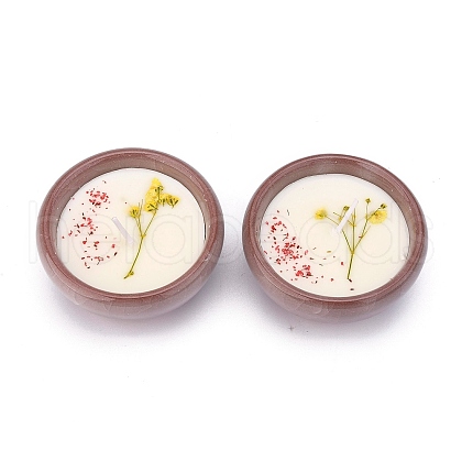 Mother's Day SaddleBrown Porcelain Candles DIY-P009-D12-1