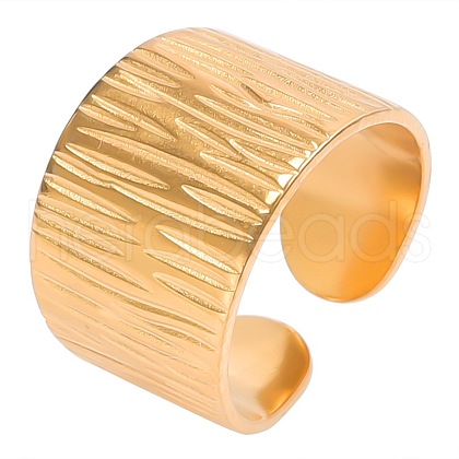 Stainless Steel Star Open Cuff Ring AR5482-2-1