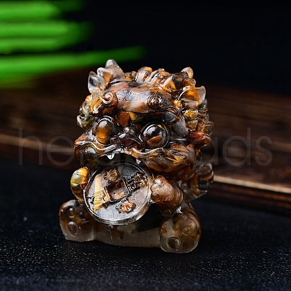 Resin PiXiu Figurine Display Decorations PW-WG22F9A-09-1