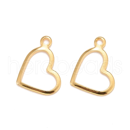 201 Stainless Steel Charms STAS-K217-64G-1