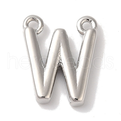 Rack Plating Brass Pendants KK-L216-003P-W-1