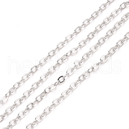 3.28 Feet Brass Cable Chains X-CHC-T008-06B-P-1