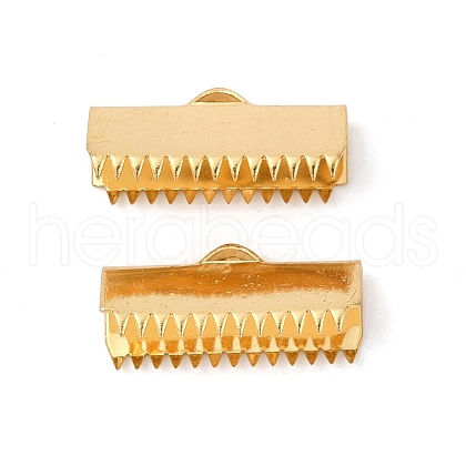304 Stainless Steel Ribbon Crimp Ends STAS-E471-05M-G-1