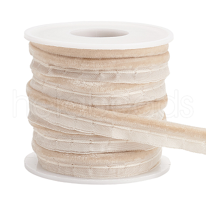 BENECREAT 10 Yards Velvet Lip Cord Trim SRIB-BC0001-33A-1