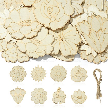 Wood Big Pendants WOOD-CJC0019-09-1
