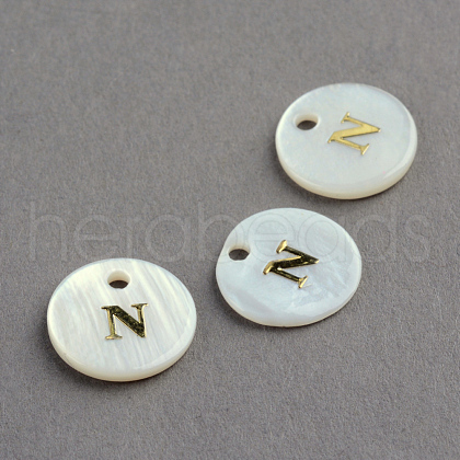 Freshwater Shell Pendants SSHEL-S249-N-1