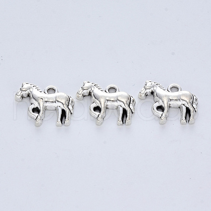 Tibetan Style Alloy Pendants TIBE-R316-068AS-RS-1