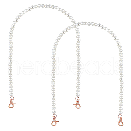 ABS Plastic Imitation Pearl Bag Strap Chains FIND-PH0001-74-1