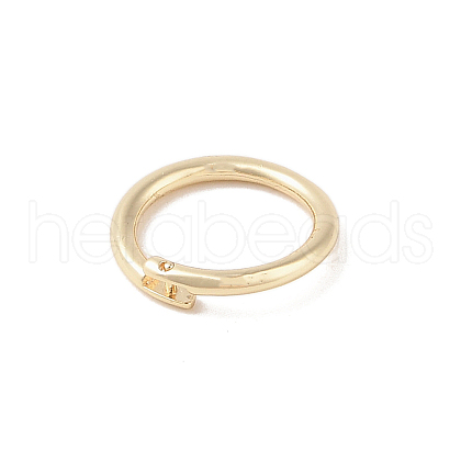 Brass Open Jump Rings KK-S369-01G-05-1