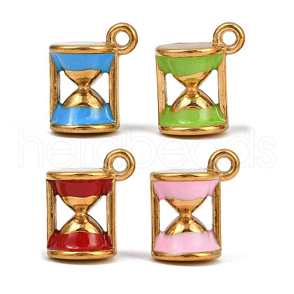 304 Stainless Steel Enamel Pendants STAS-Z140-23G-1