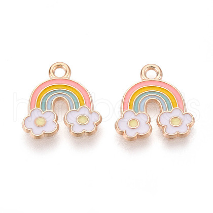 Alloy Enamel Charms ENAM-T022-26-1