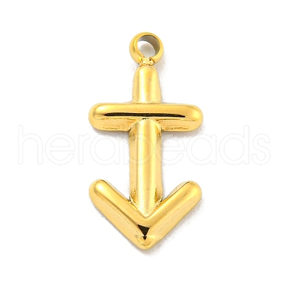 Real 18K Gold Plated PVD Vacuum Plating 304 Stainless Steel Pendants STAS-L278-002G-09-1