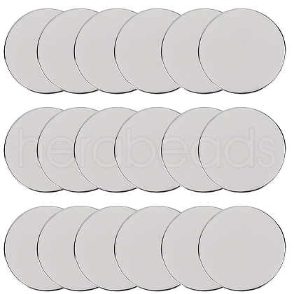 Beebeecraft 304 Stainless Steel Stamping Blank Tag Cabochons STAS-BBC0005-61A-1