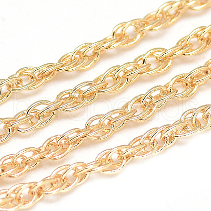 Brass Chains Necklace Making MAK-Q012-05G-1