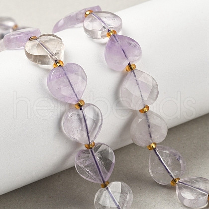 Natural Ametrine Beads Strands G-B044-B20-01-1
