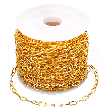 SOFPLATE 10M Brass Paperclip Chains CHC-SP0001-02G-1