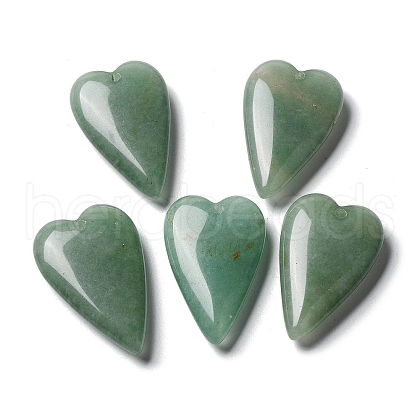 Natural Green Aventurine Pendants G-D087-02F-1