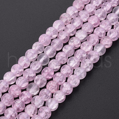 Crackle Glass Beads Strands GLAA-S192-D-006D-1