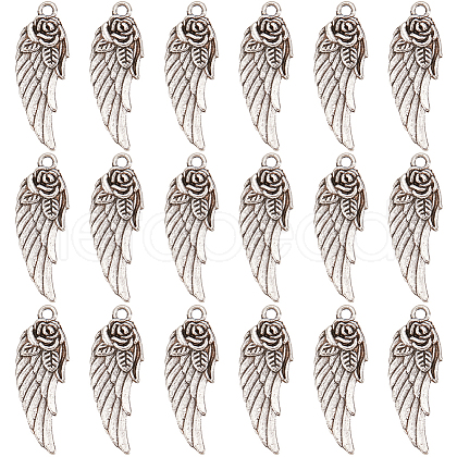SUNNYCLUE 100Pcs Tibetan Style Alloy Pendants FIND-SC0006-33-1