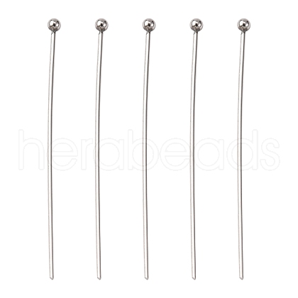 304 Stainless Steel Ball Head Pins STAS-K146-045-40x0.7mm-1