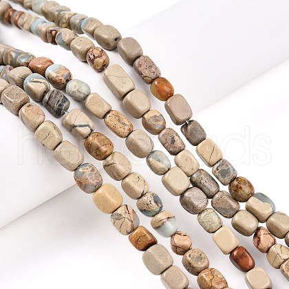 Natural Shoushan Stone Beads Strands G-N346-04A-07-1
