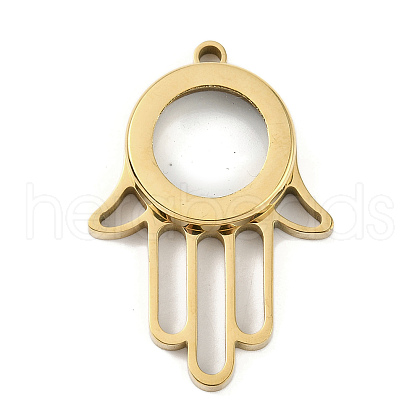 Ion Plating(IP) 304 Stainless Stee Locket Pendants STAS-S132-11G-01-1
