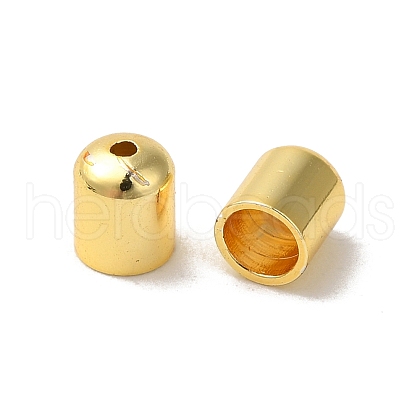 Rack Plating Brass End Caps KK-F873-17G-1