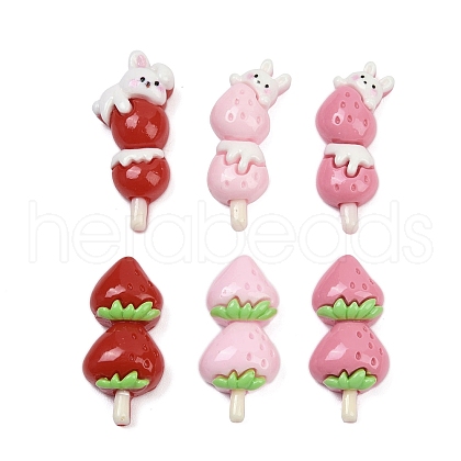 Opaque Resin Cabochons CRES-D303-01-1