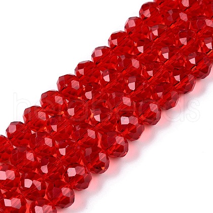 Glass Beads Strands EGLA-A044-T8mm-D01-1