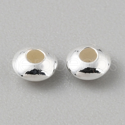925 Sterling Silver Spacer Beads STER-WH0015-01B-S-1
