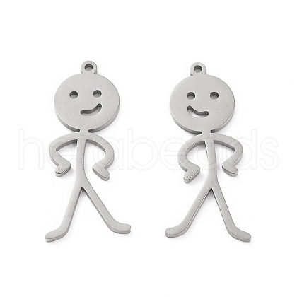 Non-Tarnish 304 Stainless Steel Pendants STAS-C003-06P-1