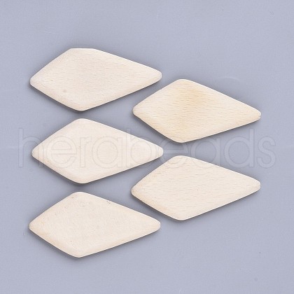 Undyed Beech Wood Beads X-WOOD-N003-002-1