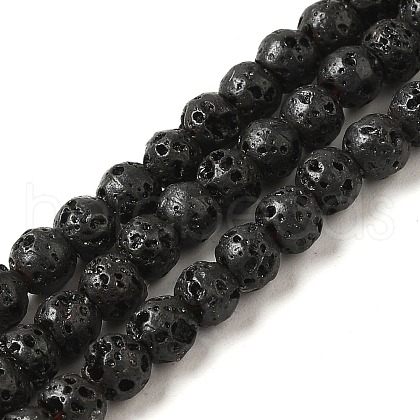 Natural Lava Rock Beads Strands G-C154-03-1