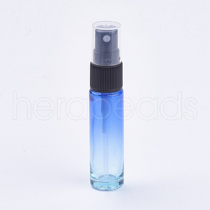 10ml Glass Gradient Color Refillable Spray Bottles MRMJ-WH0011-C06-10ml-1