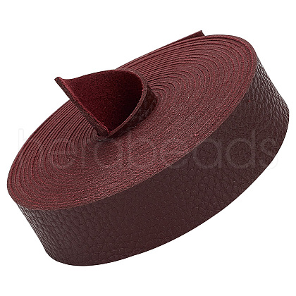 Flat Imitation Leather Cord OCOR-WH0086-69C-02-1