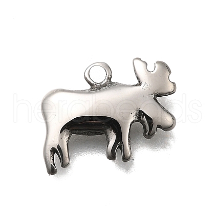 Retro 304 Stainless Steel Pendants STAS-L284-16AS-09-1