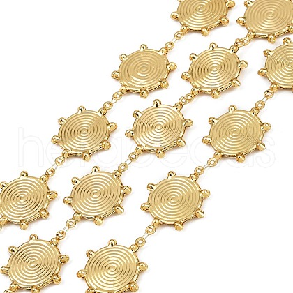 304 Stainless Steel Vortex Link Chains CHS-Z004-28G-1