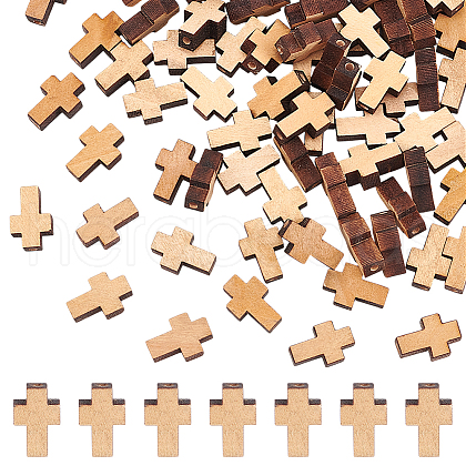 UNICRAFTALE 120Pcs Natural Wooden Beads WOOD-UN0001-11-1