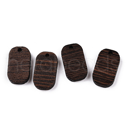 Natural Wenge Wood Pendants WOOD-T023-71B-01-1