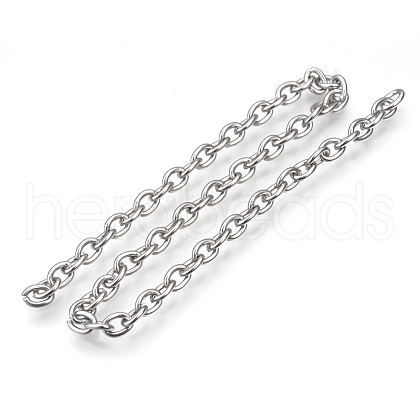 Tarnish Resistant Stainless Steel Cable Chains CHS-Q001-24-1