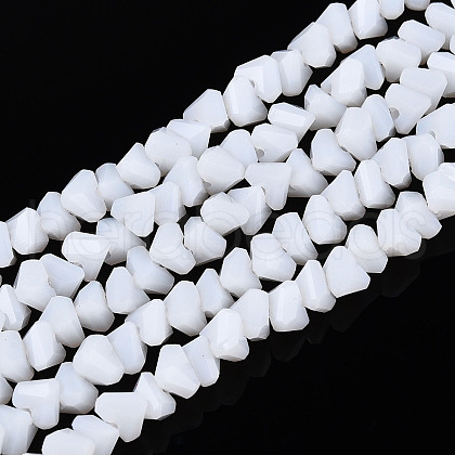 Opaque Glass Beads Strands GLAA-N019-4mm-03-1