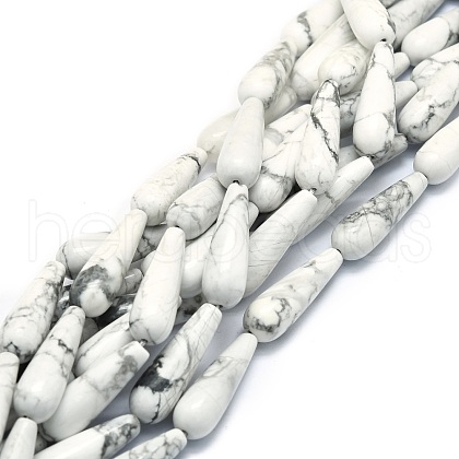 Natural Howlite Beads Strands G-E576-35-1