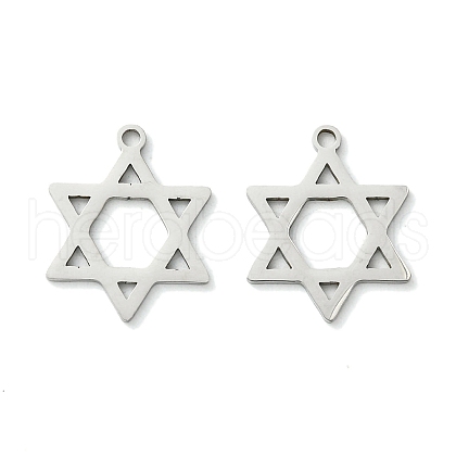 Non-Tarnish 201 Stainless Steel Pendants STAS-U003-24P-1