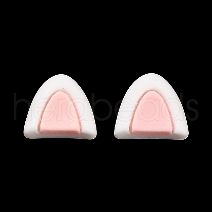 Cute Opaque Resin Cabochons RESI-E052-03G-1