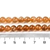 Round Natural Citrine Beads Strands X-G-K068-12A-6mm-3