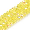 Electroplate Glass Beads Strands EGLA-A044-T8mm-L29-1