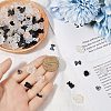 SOFPLATE 11 Styles Transparent & Opaque Resin Cabochons RESI-SP0001-06-3