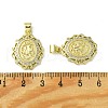 Brass Micro Pave Cubic Zirconia Pendants KK-H472-53K-G-3