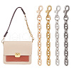GOMAKERER 4Pcs 4 Colors Alloy Mariner Link Chain Bag Strap Extenders FIND-GO0001-23-1